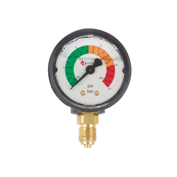 Manometr 1/4″ 0–20 bar do filtrów Cintropur Cintropur NW280, NW340, NW400, NW500, NW650, NW 800