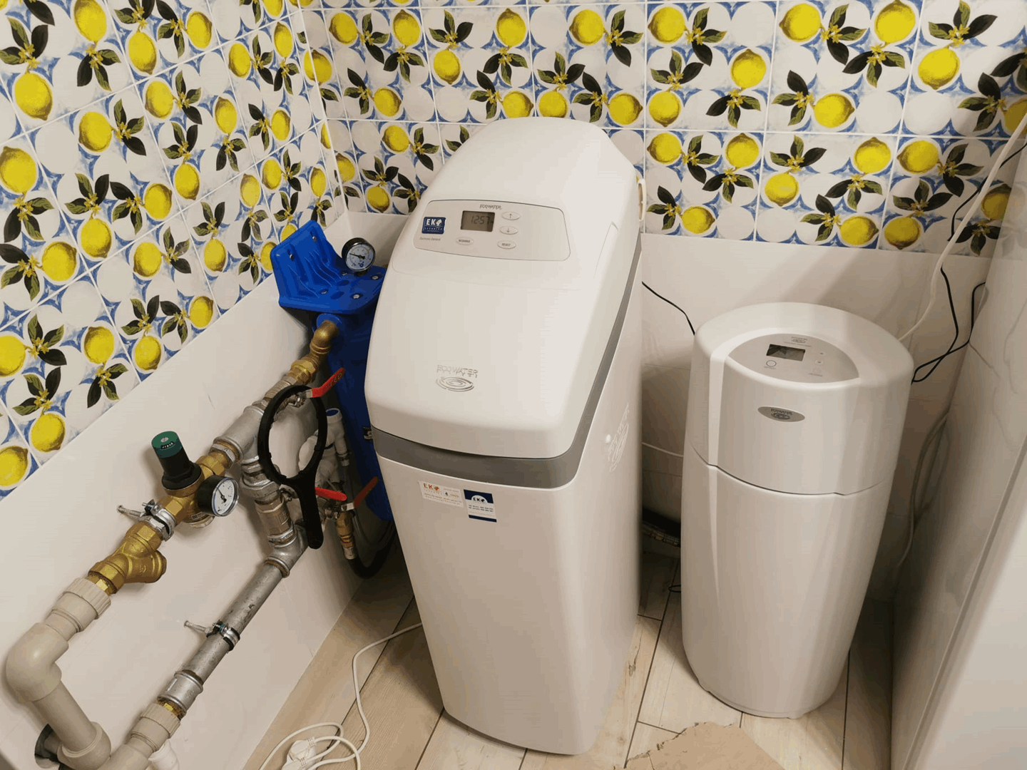 Zmiękczacz wody ECOWATER Comfort 500 dla domu jednorodzinnnego - montaż w Trzebunia